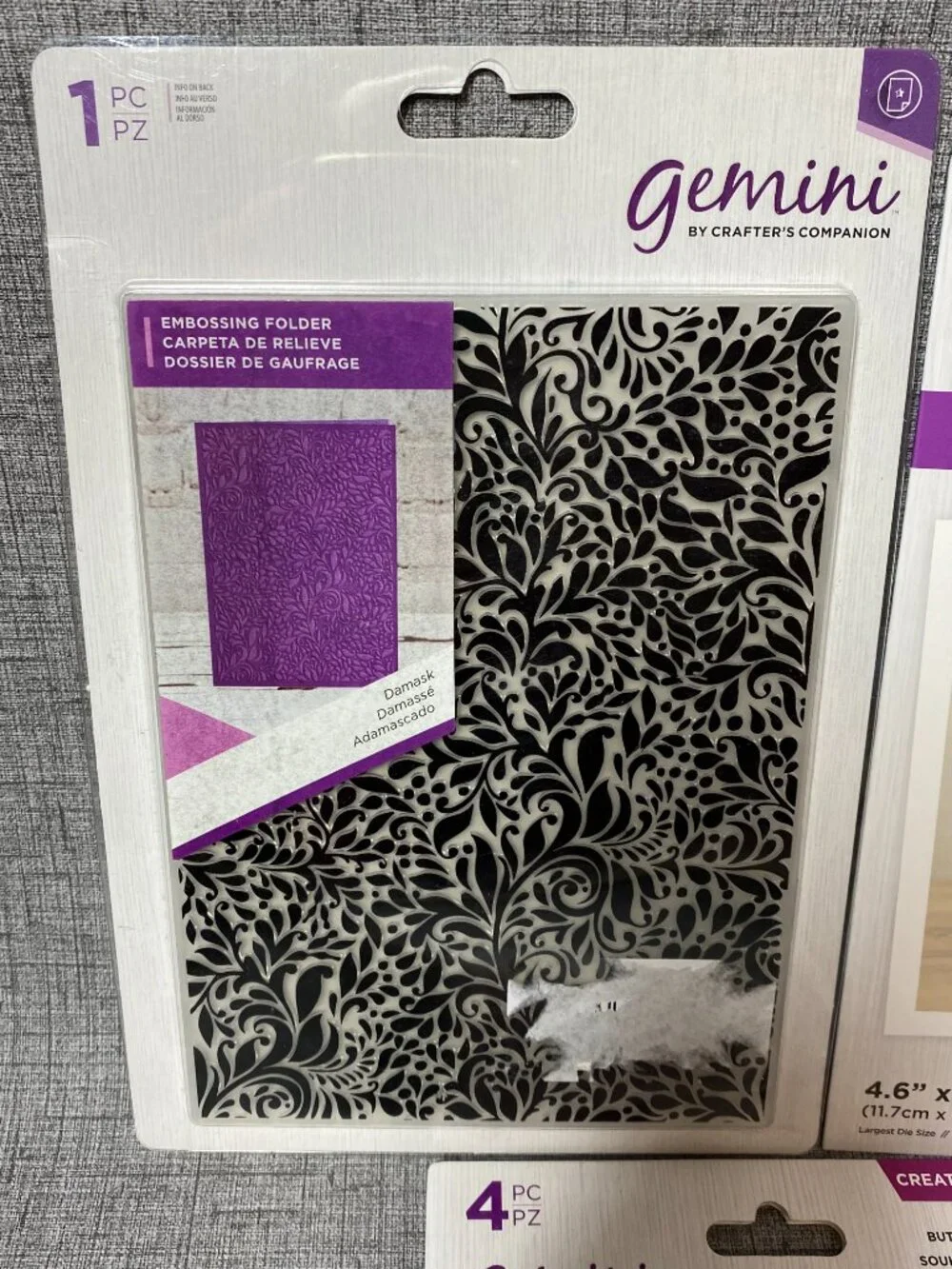 NEW Crafters Companion 3pc Lot Butterfly Wishes Statement Rose & Emboss Folder
